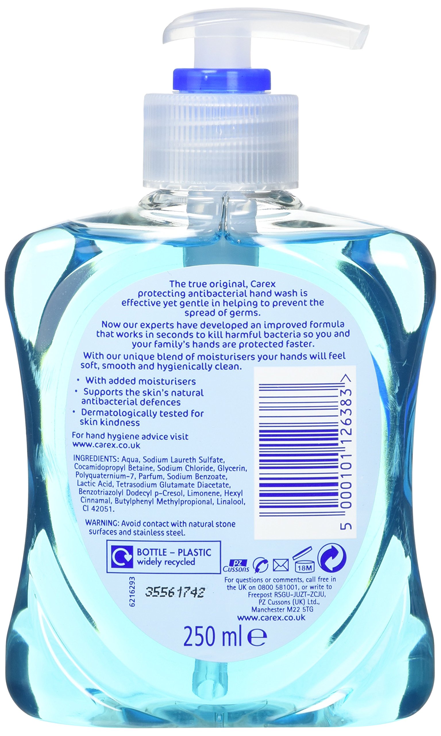 Carex Dermacare Original Antibacterial Hand Wash Liquid Soap Eco