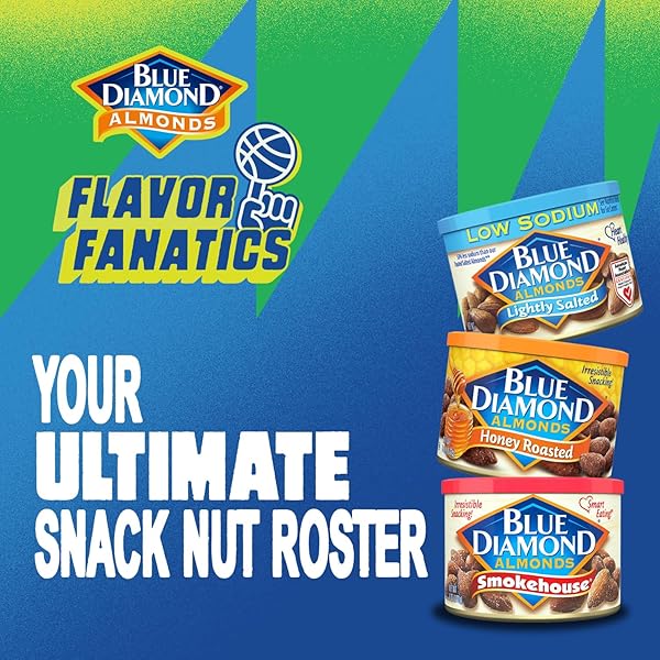 BLUE DIAMOND ALMONDS, SNICKERDOODLE HOLIDAY SNACK NUTS, 6 OZ RESEALABLE CAN