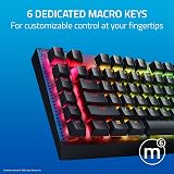 Razer BlackWidow V4 X Fortnite Edition Mechanical Keyboard Yellow Switches view 4
