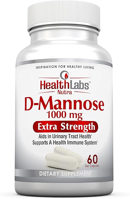 Health Labs Nutra D Mannose 1 000mg Fight Urinary Tract