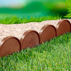 Zanvic Bordura para jardín Line Medida, 9 cm x 10 m, 20 Piezas x ...