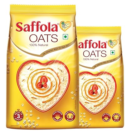 Saffola Oats, 1kg with Free Oats, 400g