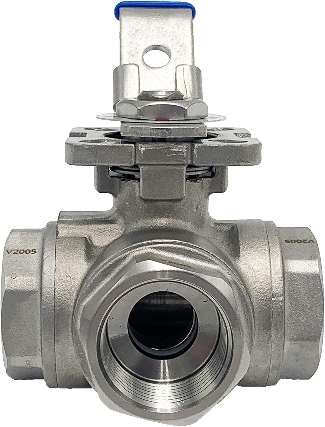 Buy Valtec Stainless Steel Valve, 3/8Inch 3Way Ball Valve Full Bore ...