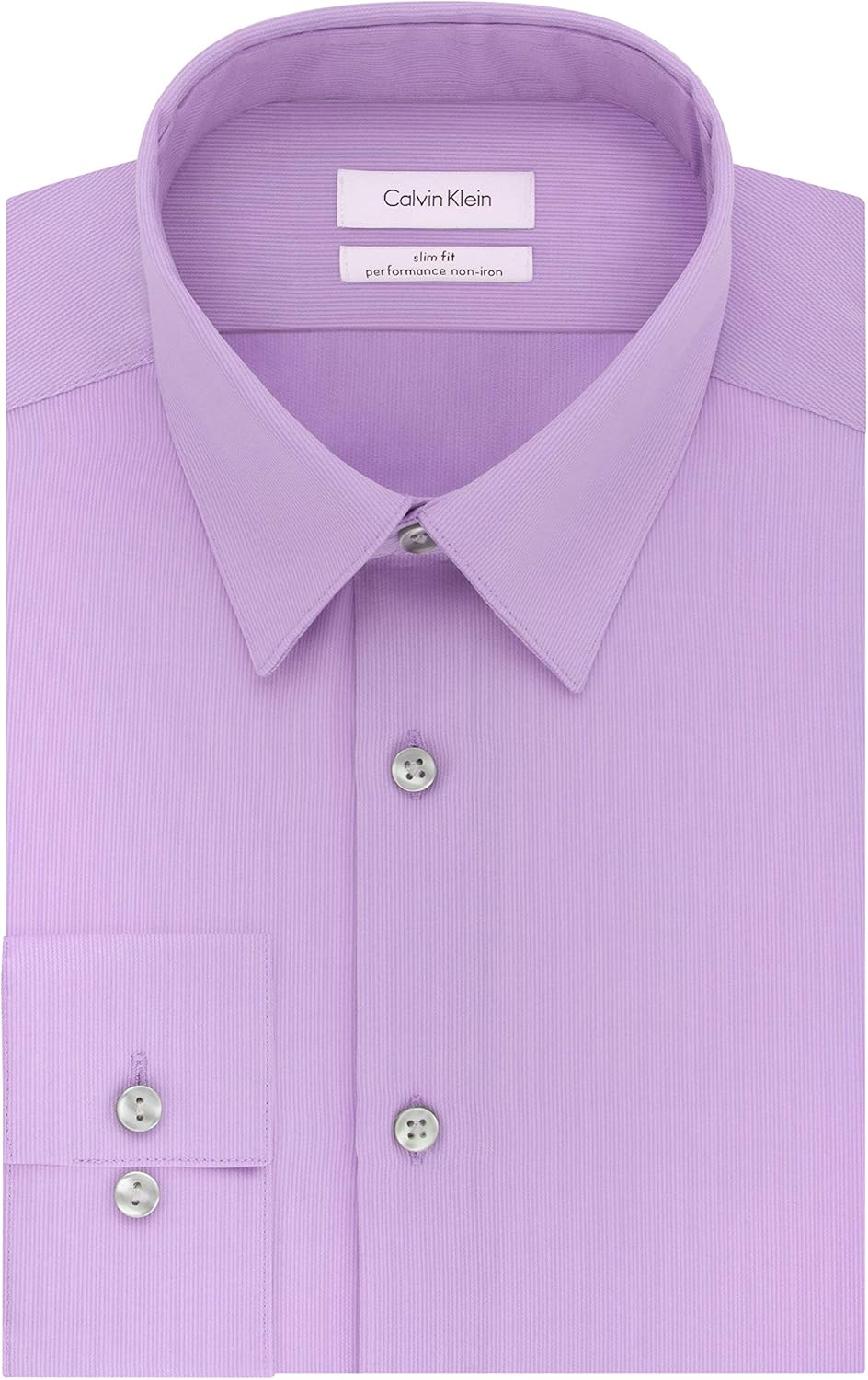 Calvin Klein Men's Dress Shirts Slim Fit Non Iron Solid at  Men’s Clothing store