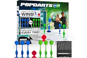 Popdarts Game Rookie Pack – Beginner-Friendly Suction Cup Dart Game for Kids, Families, and New Players | Indoor & Outdoor Target Toss Game | Fast Setup, Durable, Simple Rules, and Fun for All Ages!