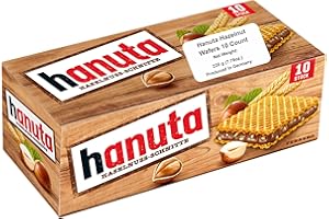 Ferrero Hanuta Wafers Filled with Hazelnut Cream (10 Pcs Box)