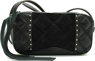 black and silver crossbody