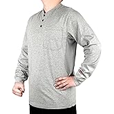 BOCOMAL FR Shirts Summer Vented Mesh Breathable Henley Shirt 5.5oz Flame Resistant CAT2 Work Clothing