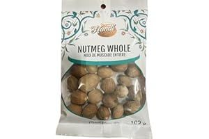 Handi Premium Nutmeg Whole (Jaiphul) 100g, Natural Indian Spice for Meat and Rice Dishes, Traditional Culinary Ingredient