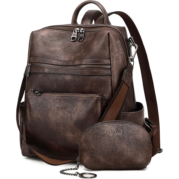 calvin klein hayden saffiano leather backpack Calvin Klein Hayden Saffiano Leather Plaid Monogram Top Zip Chain Tote  Purse Bag