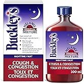 BUCKLEY'S Original 'Night Time' Cough Congestion Syrup 100 ml/3.38 oz