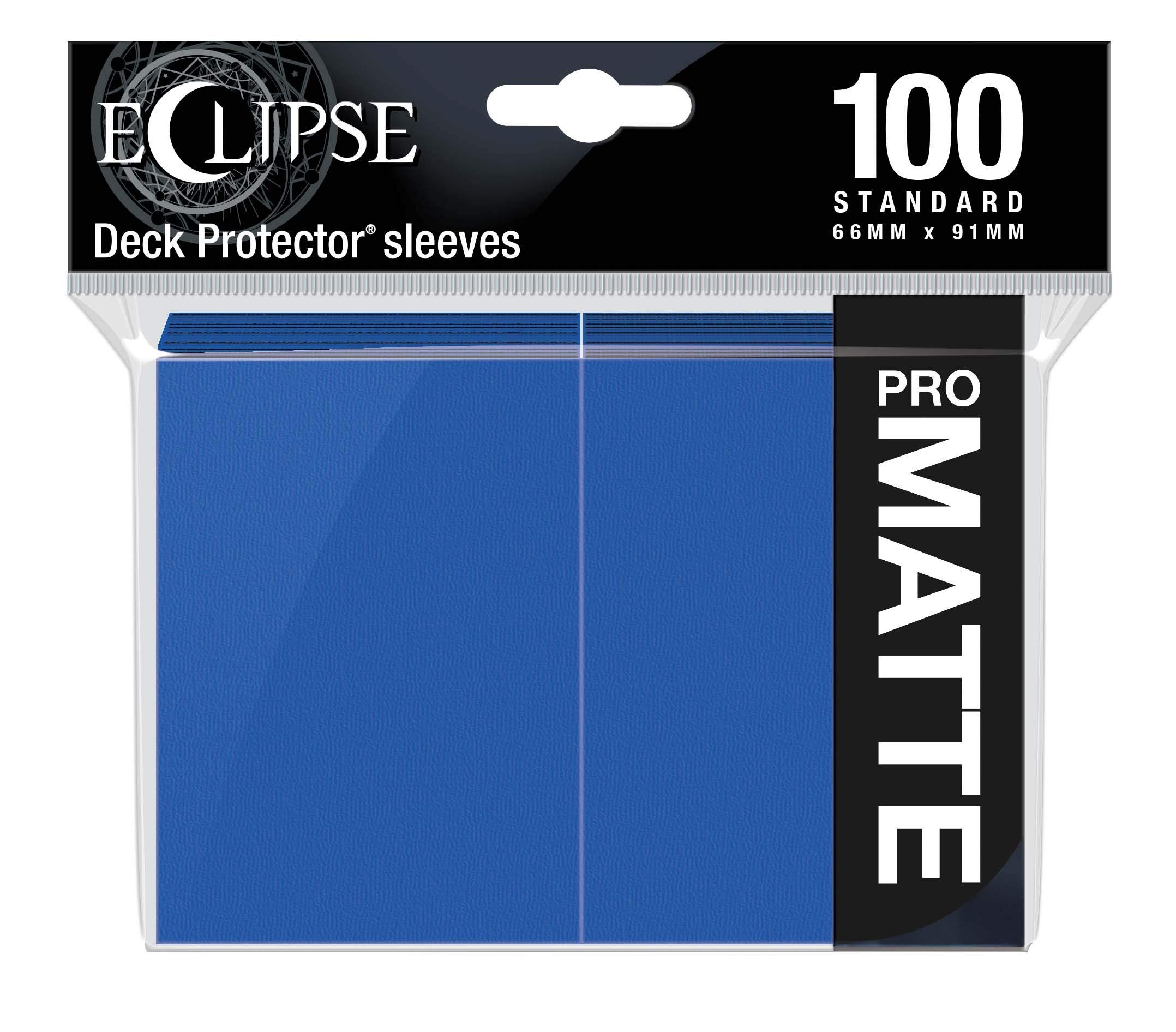 Ultra Pro - Eclipse Standard Matte Sleeves 100 Pack - Pacific Blue