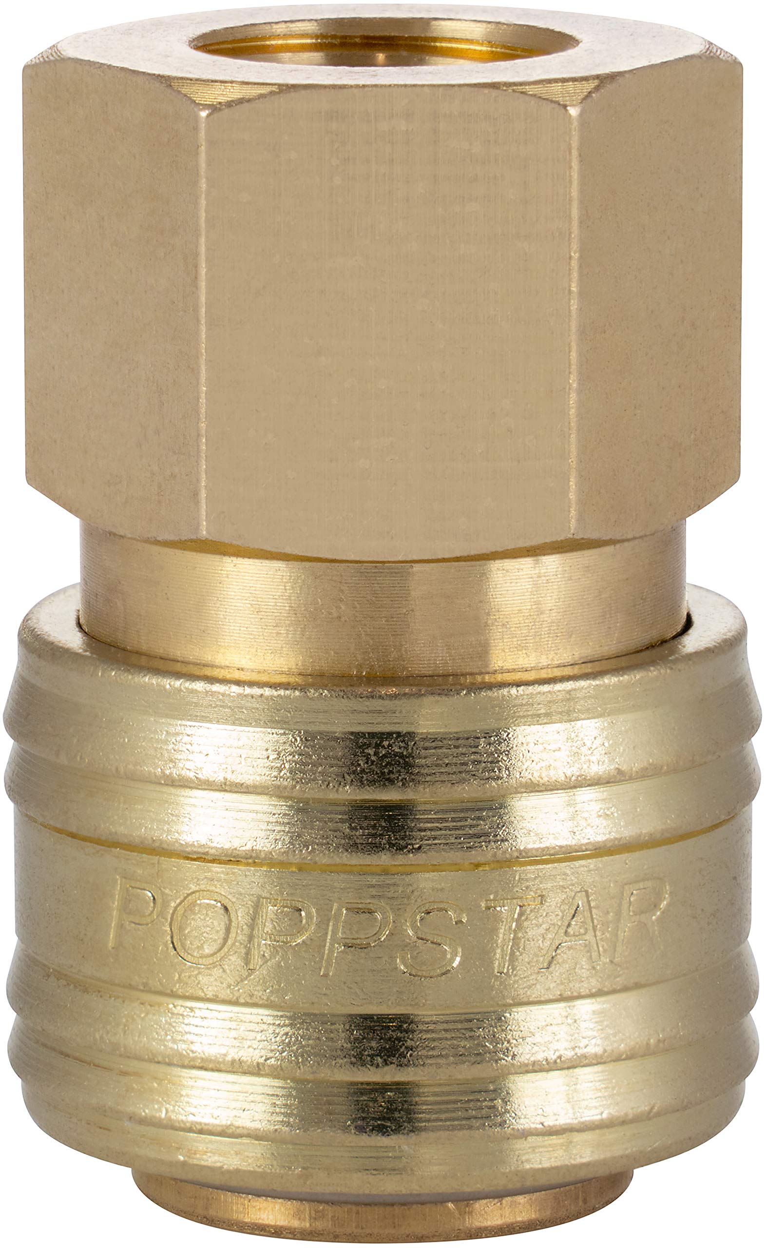 Poppstar Quick Coupling Compressed Air NW 7.2 mm 1/4" Internal Thread for Compressed Air Fittings