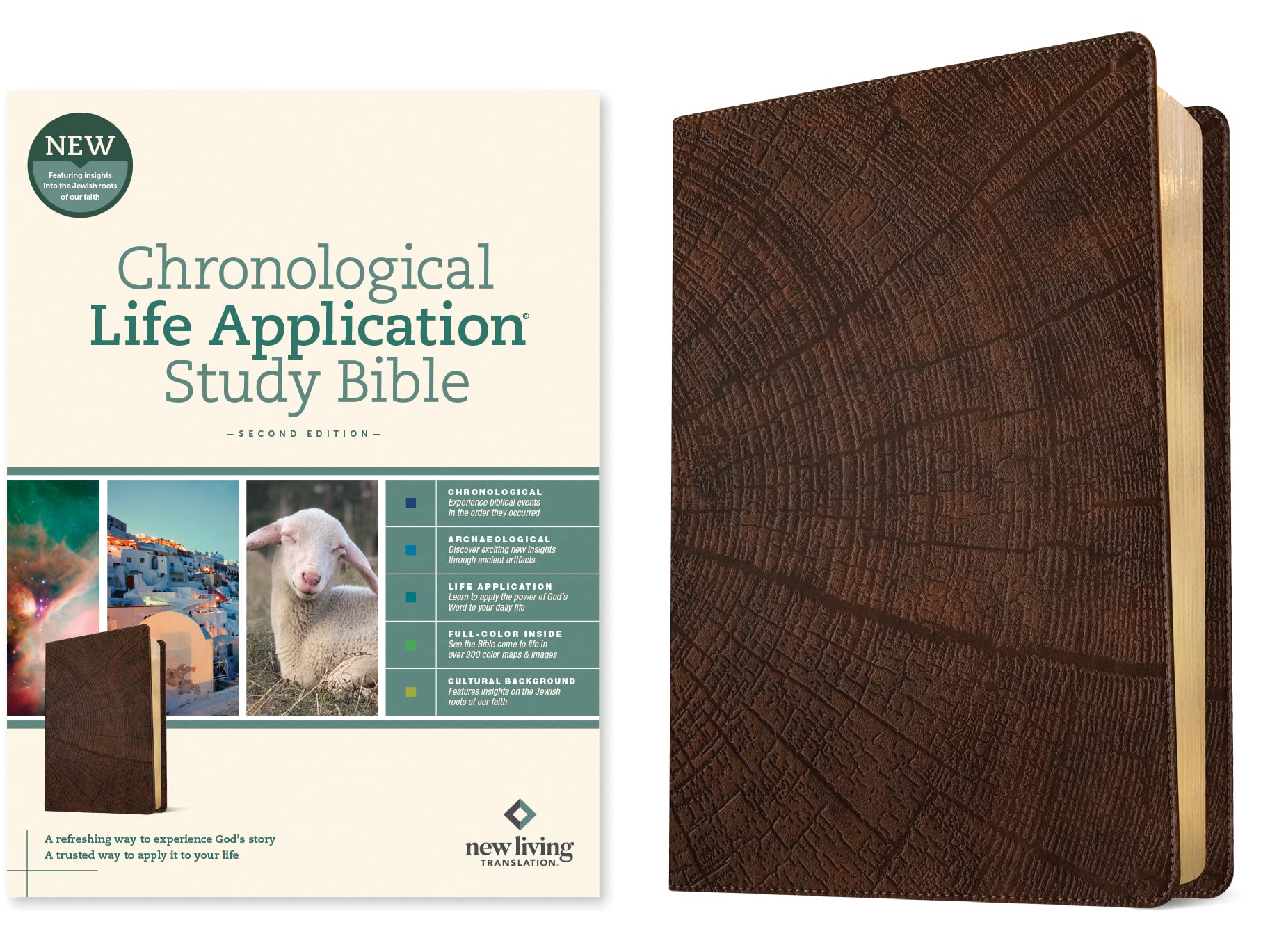 NLT Chronological Life Application Study Bible, Second Edition (LeatherLike, Heritage Oak Brown) NLT Chronological Life Application Study Bible, Second Edition (LeatherLike, Heritage Oak Brown) Imitation Leather