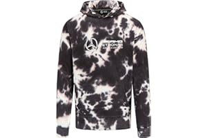 Mercedes AMG Petronas Formula One Team - Tie Dye Hoodie - Grey - Men - Size: L