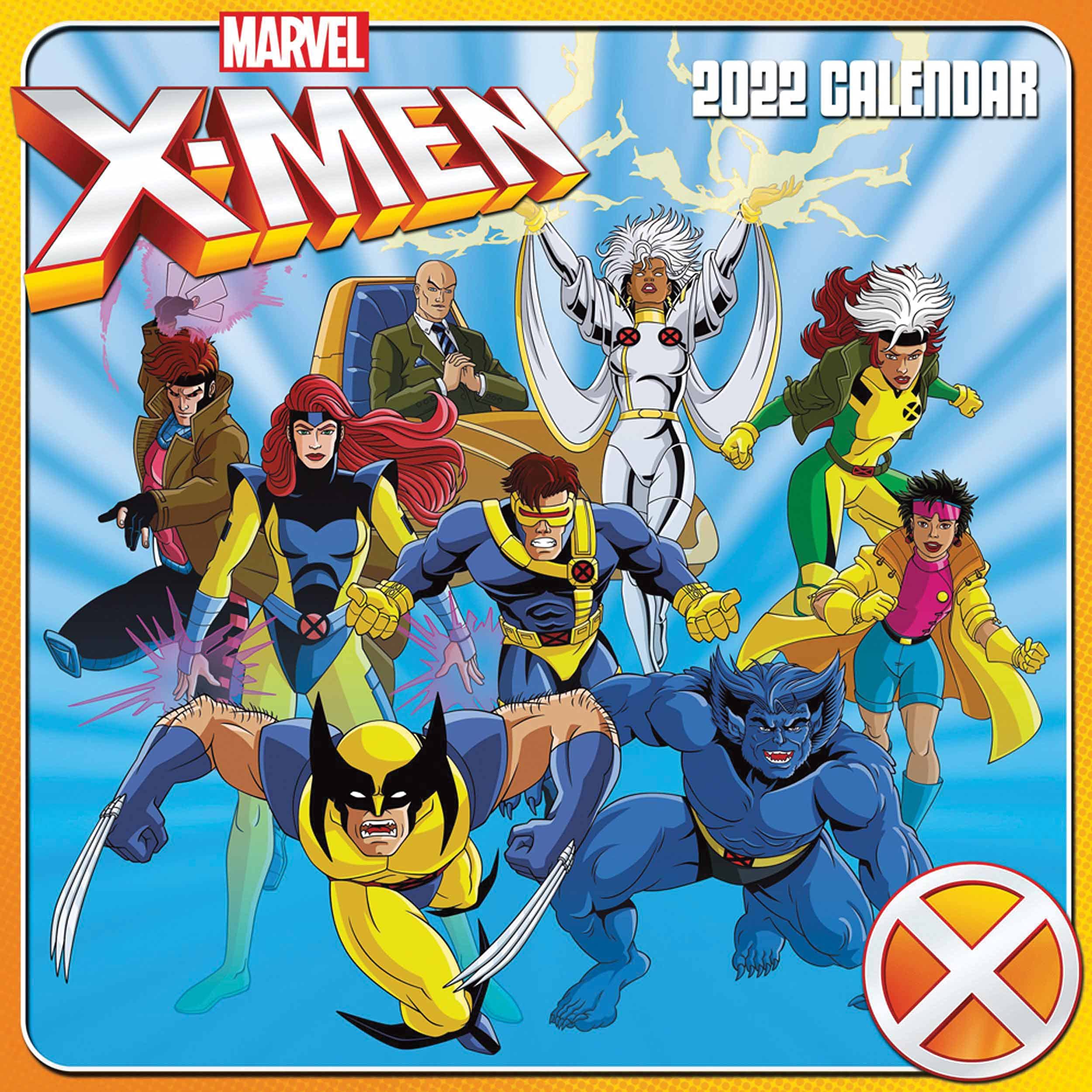 X-Men Calendar 2022 - Month to a View Planner 30cm x 30cm - Official Merchandise