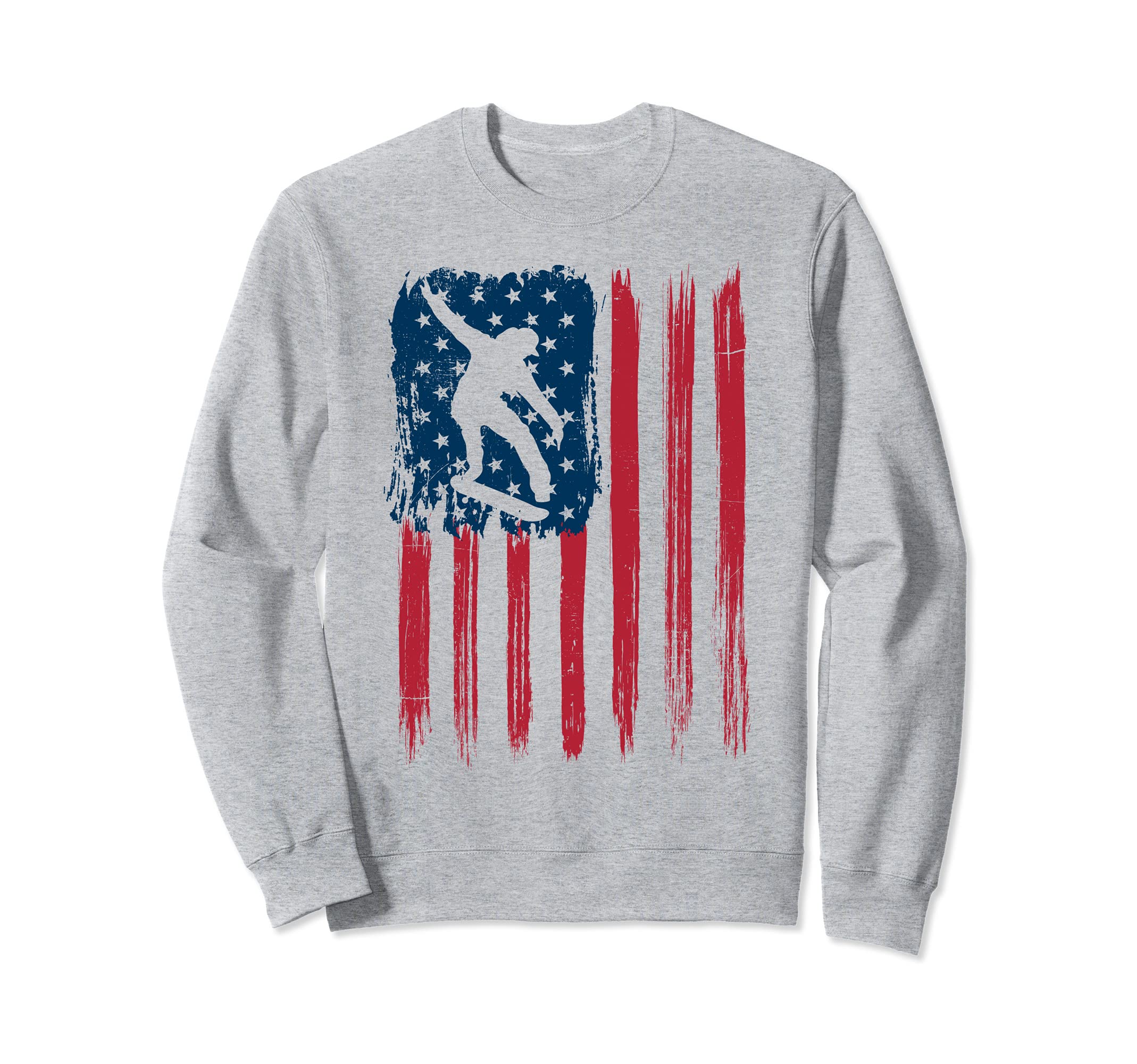 Skateboard American Flag Skate Skateboarding Skateboarder Sweatshirt
