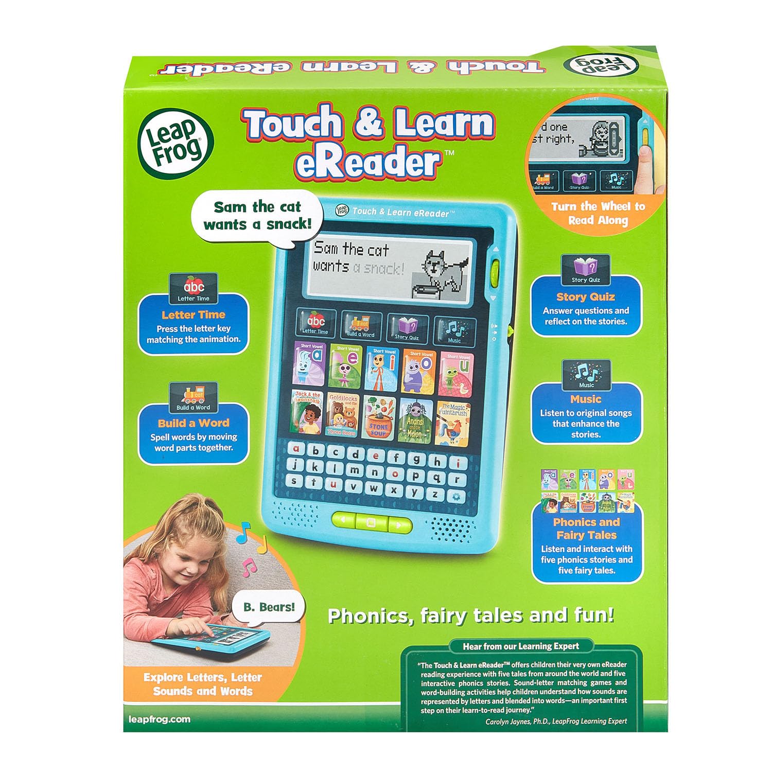 LeapFrog Touch and Learn eReader, Teal