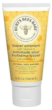 Burt’s Bees 100% Natürlich pflegende Windelcreme, Babyhaut Wundsalbe gegen Windelausschlage, 1er Pack 85 g