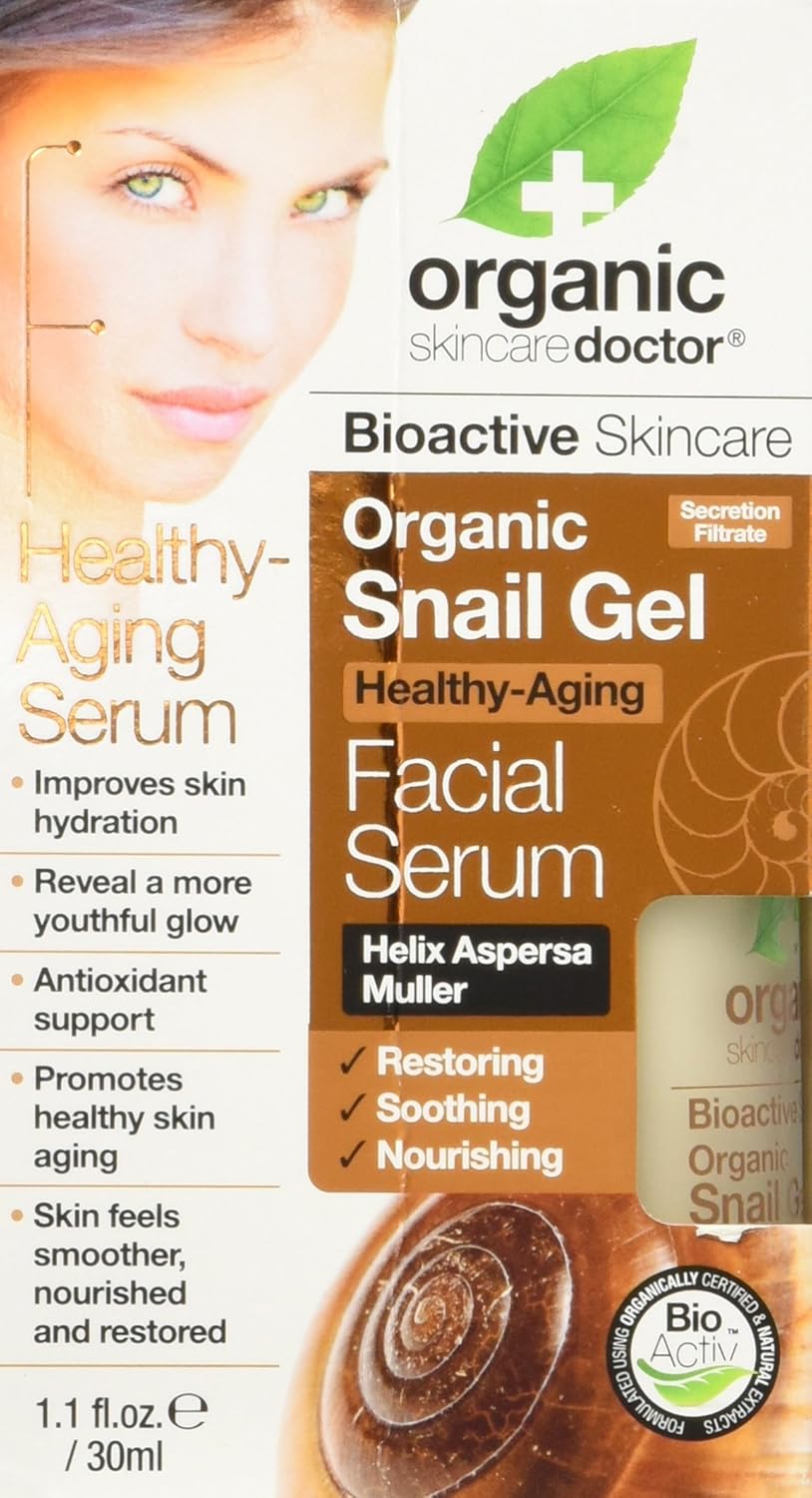 Dr Organic Snail Gel Facial Serum Amazon.co.uk Health & Personal Care