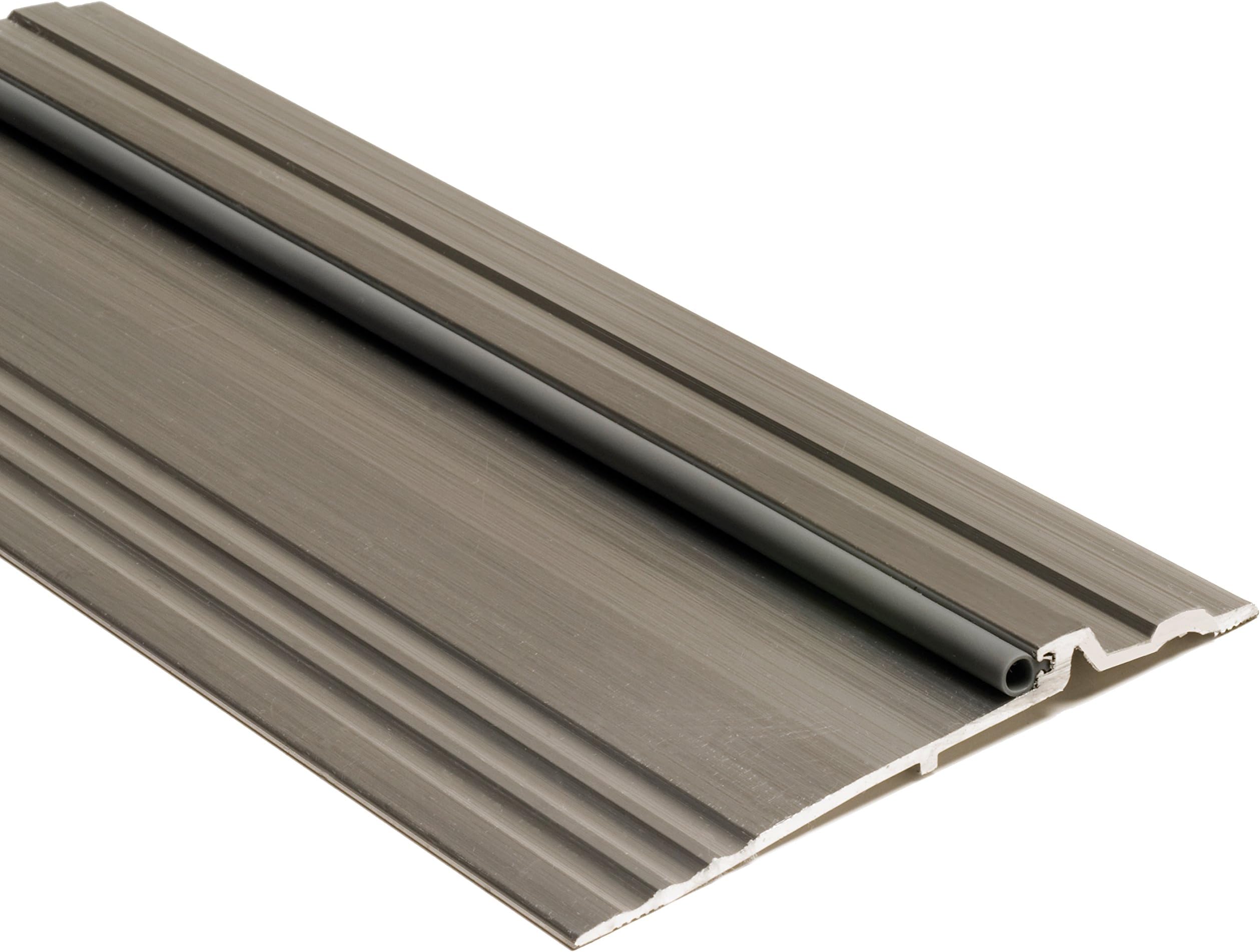 National Guard 896V - 36" NGP Bumper Seal Aluminum Threshold, Mill Finish, 36" L x 5" W x 1/2" H