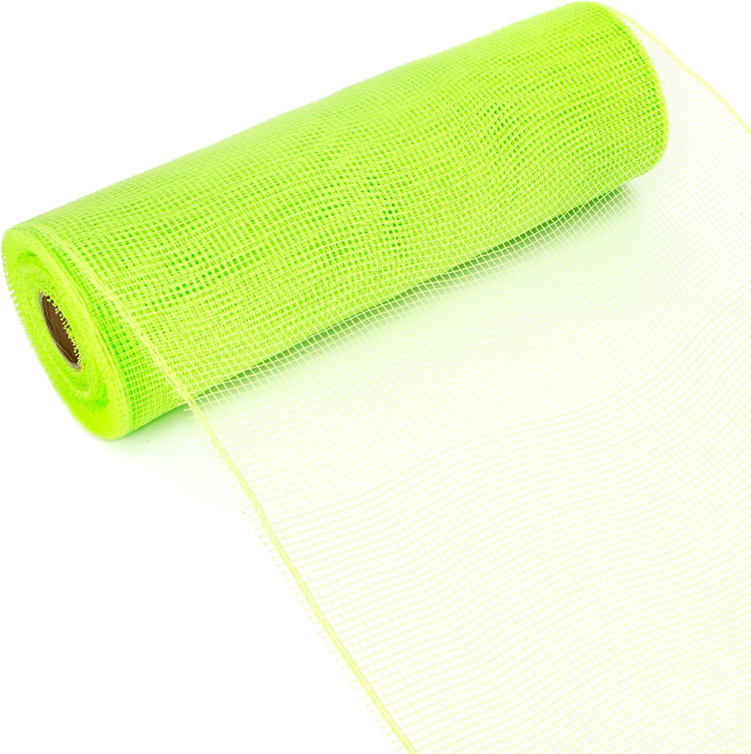 Bows & Ribbons - Ribbli Lime Green Mesh Ribbon,10 inch x 30 feet(10Yard), Easter Ribbon for Wreath Swags and Christmas Decoration (Non-Metallic)
