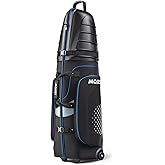 Golf Travel Bags for Airlines with Wheels, Hard Case Top and 1680D Heavy Duty Oxford Protect Golf Clubs, Lightweight and Easy to Maneuver
