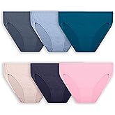 Fruit of the Loom Women's Plus Size Underwear Briefs, Fit for Me, Designed to Fit Your Curves