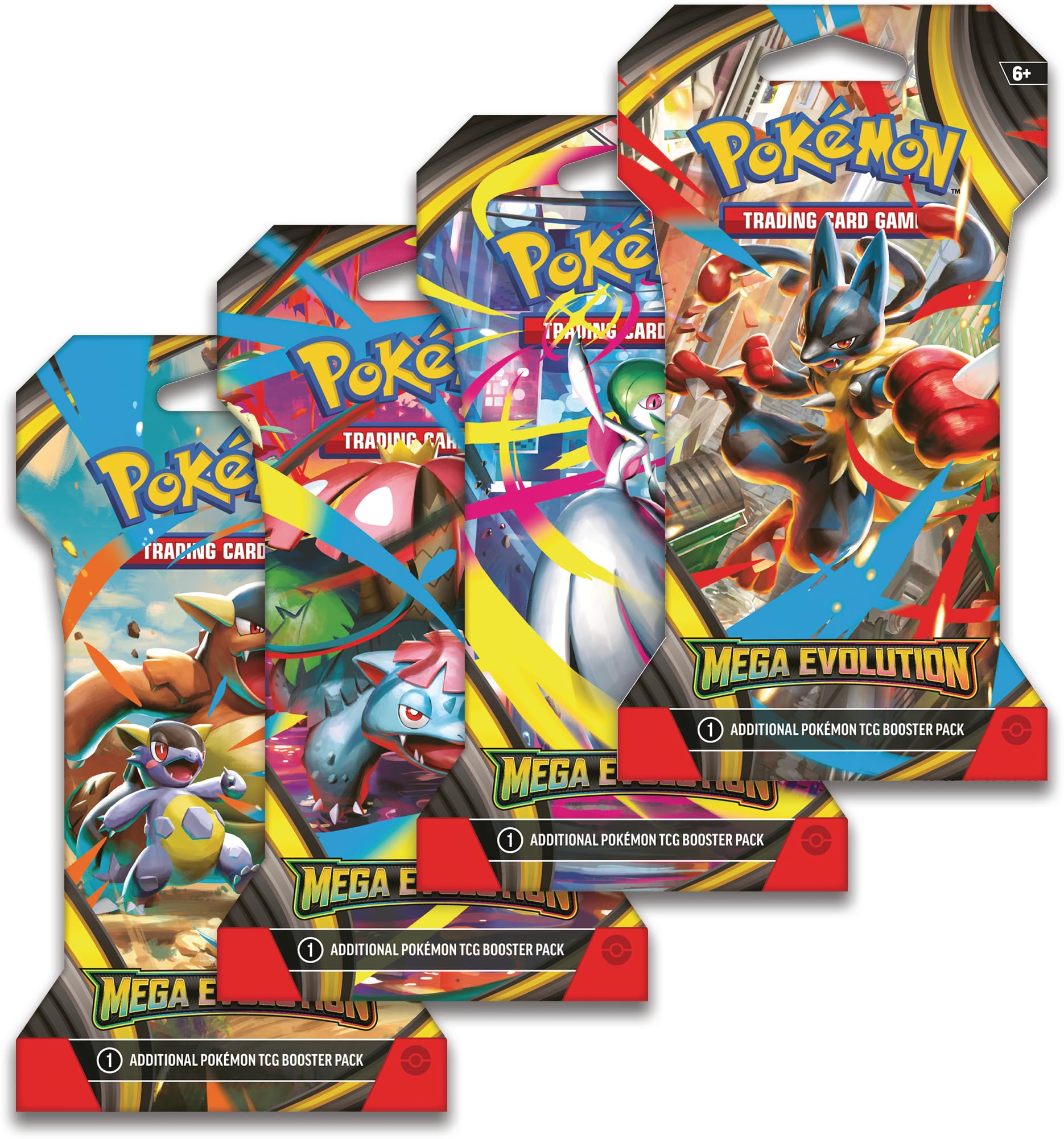 Pokemon TCG: Mega Evolution Sleeved Booster Pack - 10 Cards
