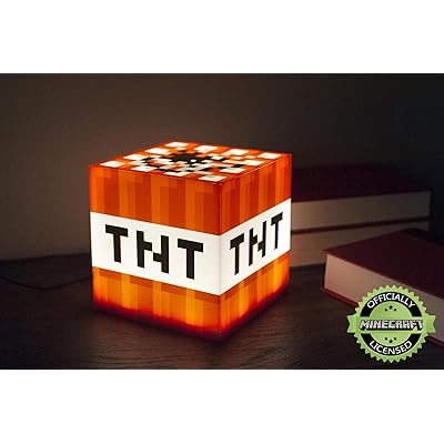 Buy Minecraft Tnt Block 6 Inch Usb Led Night Light Cube Decorative Fun Safe Awesome Bedside Mood Lamp Toy For Baby Kids Teens Adults Best For Home S Bedroom