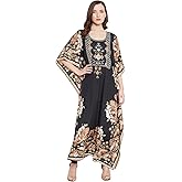 Oussum Women Kaftan Plus Size Polyester Summer Lightweight Caftan Swimsuit Cover Ups Maxi African Mumu Lounge House Dress