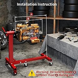 YITAMOTOR Engine Stand,750lbs Capacity Engine Motor