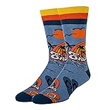 ooohyeah Men’s Funny Crazy Crew Socks, Cool