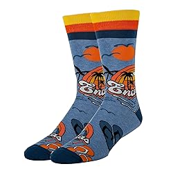 ooohyeah Men’s Funny Crazy Crew Socks, Cool