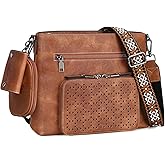 Crossbody Purse for Women, Medium Crossbody Bags, Multi Pocket Cross Body Bag Woman, PU Leather Women's Shoulder Handbags