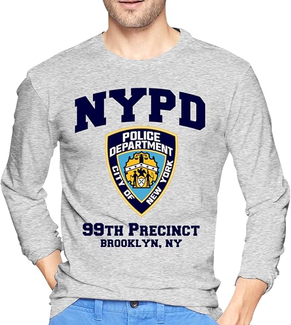 Brooklyn 99 Casual Men's Long Sleeve T-Shirts: Amazon.co.uk: Clothing