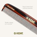 KENT Handmade Comb Small Size Coarse Fine Teeth Cellulose Acetate Gentle view 5