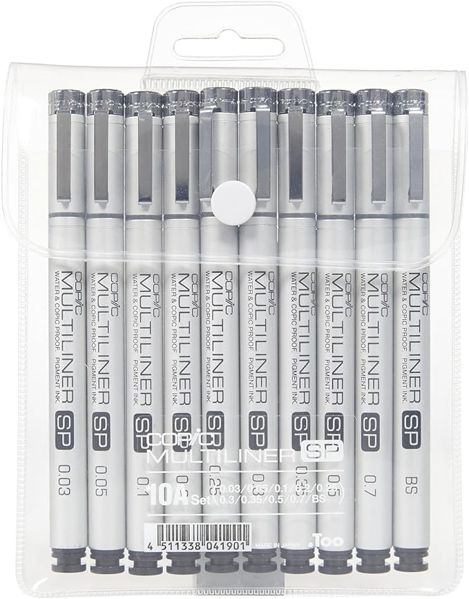 Copic Marker Multiliner SP Ink Pens 10/PackageBlack Amazon.ca Home & Kitchen