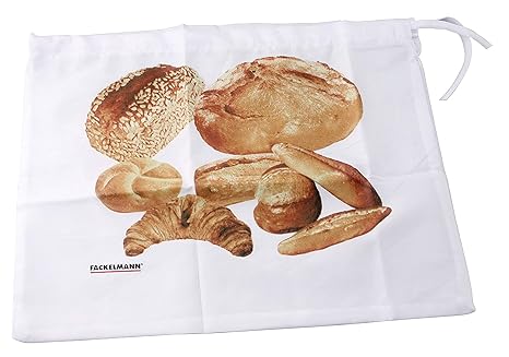 FACKELMANN 43511 Brotbeutel, Baumwolle, 43 x 34 cm