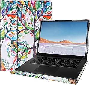 Alapmk Protective Cover Case for 15" Microsoft Surface Laptop 3 15 Series Laptop[Note:Not fit 13.5 inch Surface Laptop 1 2 3 and Surface Book],Love Tree