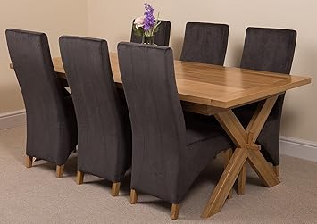 Modern Furniture Direct Vermont Extending Kitchen Solid Oak Dining