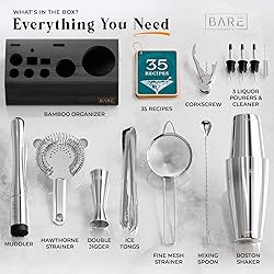 BARE BARREL® Mixology Bartender Kit Bar Set