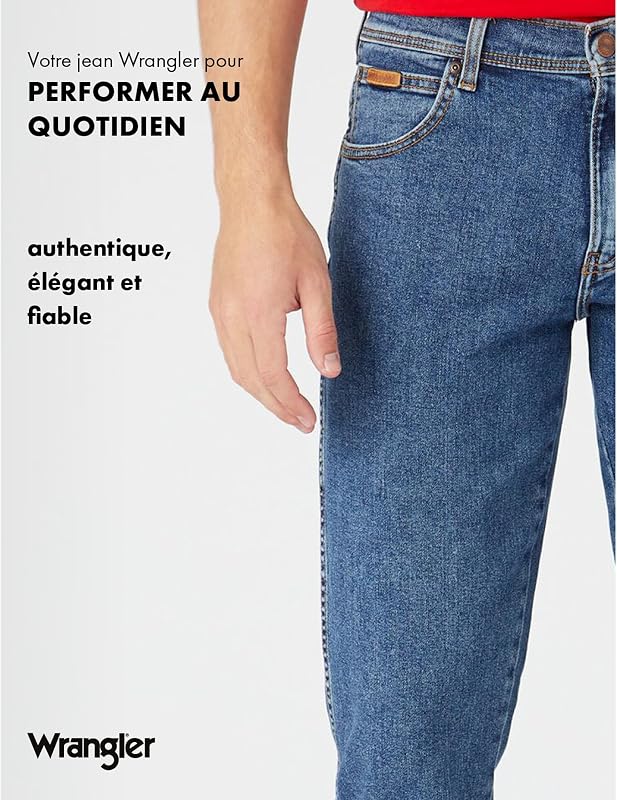 - Jean Homme - Coupe Droite Authentic - Texas - Stonewash