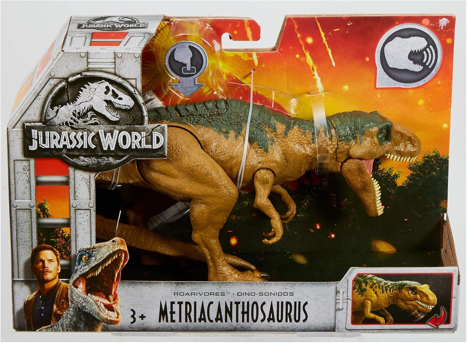 jurassic world roarivores metriacanthosaurus