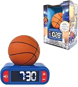 Lexibook Basketball Nightlight Alarm Clock Blue Orange