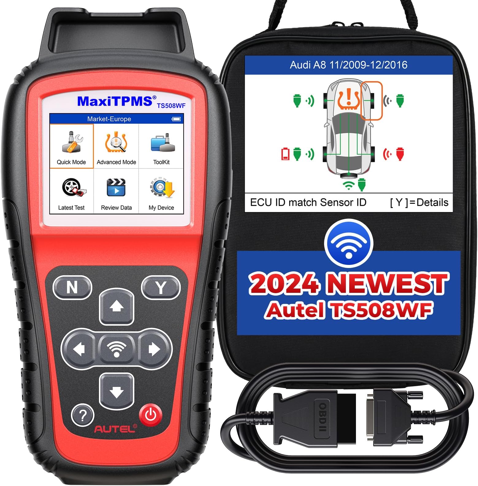 Autel MaxiTPMS TS508WF TPMS Programming Tool, 2024 Upgraded of TS508