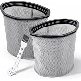 834072 Micro Cloth Filter Bag for ProTeam Vacuum Cleaner Backpack Parts | 6 Quart Cloth Filter Bag Fits for Super Coach Pro 6, ProVac FS 6, GoFit 6 and GoFit 6 PLUS Triangular Washable Reusable