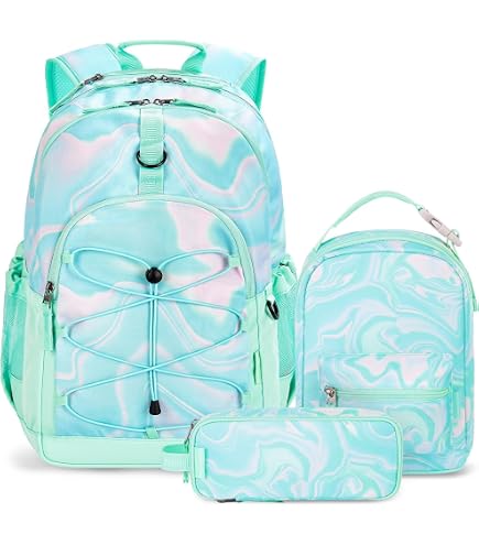 Amazon.com: ALAZA Teal Turquoise Tie Dye Backpacks Travel 