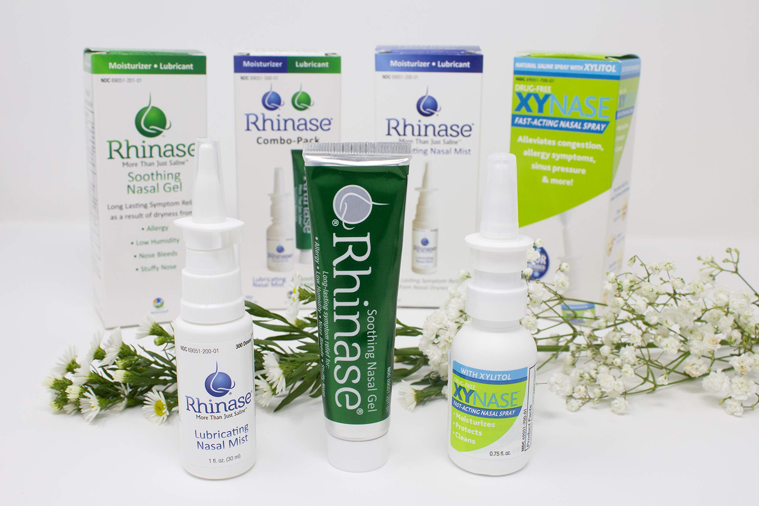 Rhinase Allergy Relief Lubricating Nasal Gel Steroid Free, Dual