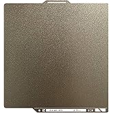 Upgraded Thicker Textured PEI Plate 0.77mm with QR Code for Bambu Lab P1S/P2S/P1P/X1/X1C/A1/X2D 3D Printer, 257x257mm Dual-Textured Plate, Heated Bed Magnetic Flexible Spring Steel PEI Sheet Plate